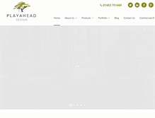 Tablet Screenshot of playahead.org.uk